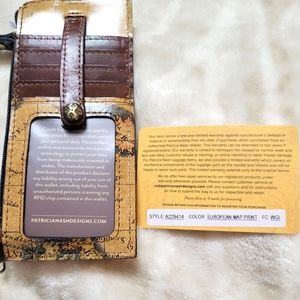 European map card holder